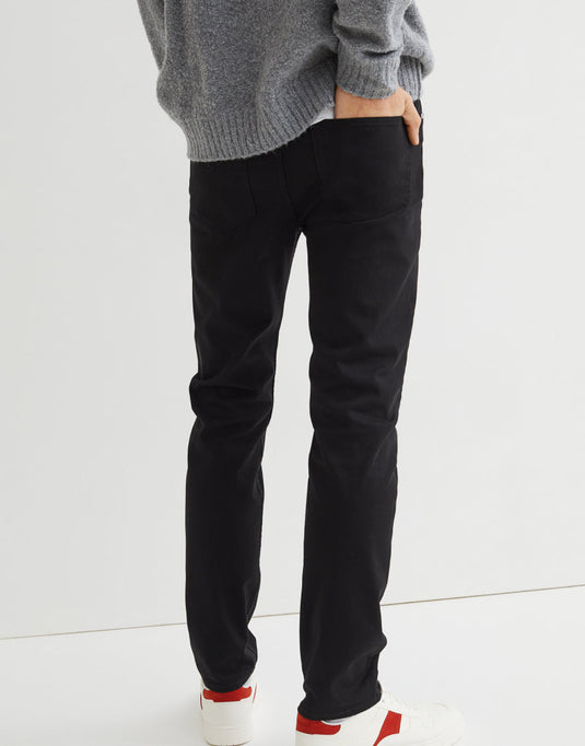 Slim fit twill trousers